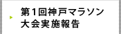 第1回神戸マラソン　大会実施報告