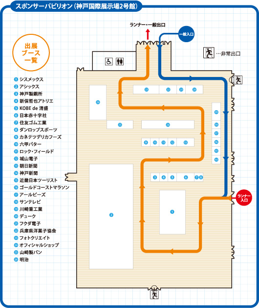 スポンサーパビリオン出展ブース一覧