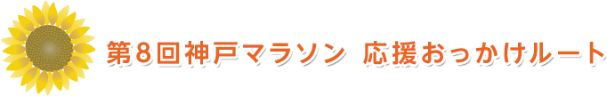 第８回神戸マラソン 応援おっかけルート